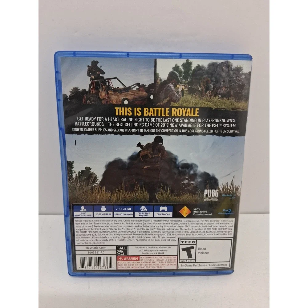 PlayerUnknown's Battlegrounds - Sony PlayStation 4